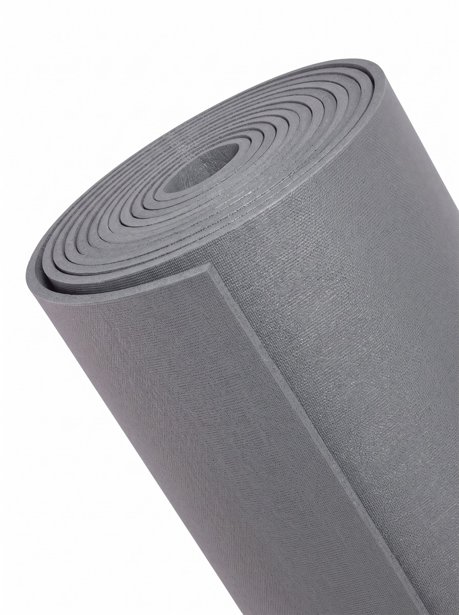 Rollo AEROFOAM plain de espuma gris sin recubrimiento