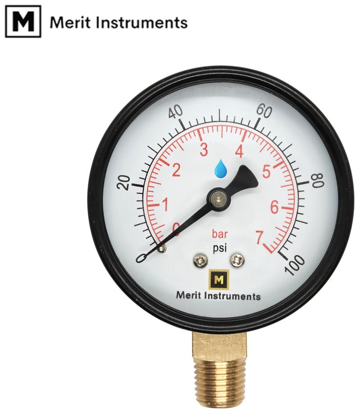 Manómetro industrial Merit Instruments