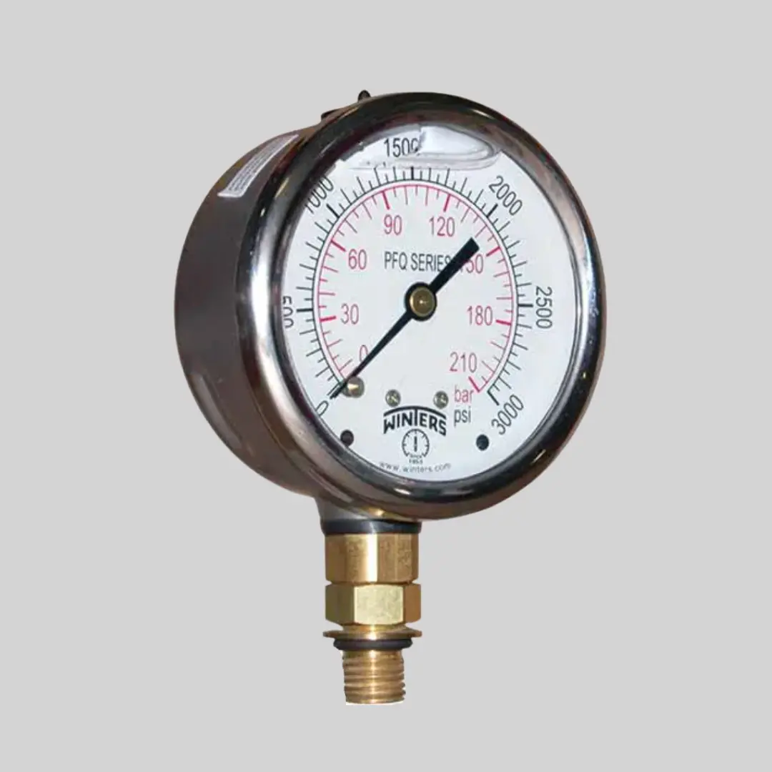 de acero inoxidable relleno de glicerina pfq