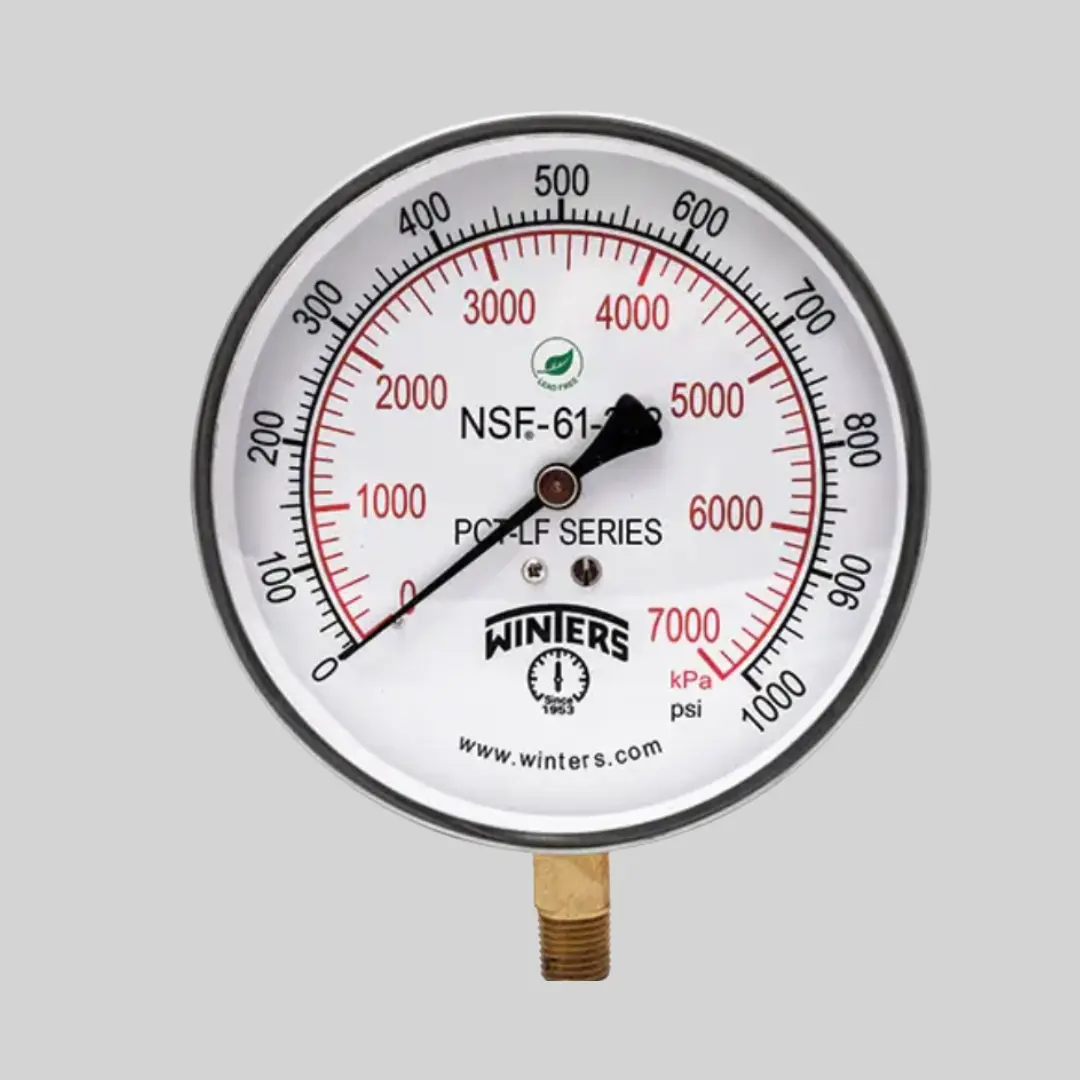 de presión de contratista pct latón